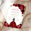 Search for maroon quinceanera invitations Mis quince anos