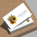 Search for sunflower business cards Modern
