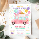 Search for ice cream truck invitations Sweet one