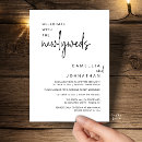 Search for ceremony wedding invitations Black and white
