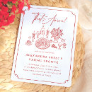 Search for pizza bridal shower invitations Love and pizza