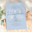Search for simple elegant bridal shower invitations Blue