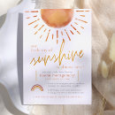 Search for boho rainbow baby girl shower invitations You are my sunshine