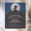 Search for ninja birthday invitations Warrior