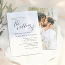 Search for semi formal invitations Black and white