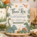 Search for 3 rex invitations Three rex party