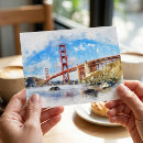 Search for san francisco bay area postcards Golden gate bridge