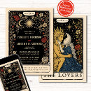 Search for sun and moon wedding invitations Tarot