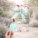 Search for green quinceanera invitations Quinceanera quince xv