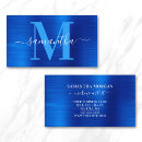 Search for cobalt blue business cards Minimalist