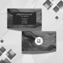 Search for simple front business cards Black and white
