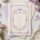 Search for lilac baby shower invitations Elegant