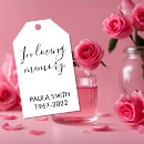 Search for memorial gift tags Funeral