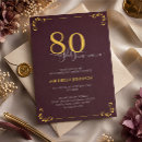Search for 80 and fabulous invitations Calligraphy