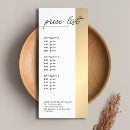 Search for hairdresser price lists Elegant