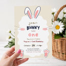 Search for some bunny is turning one invitations Animals