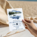 Search for lake birthday invitations Watercolor