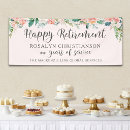 Search for retirement banners Watercolor