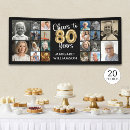 Search for 80th birthday banners Modern