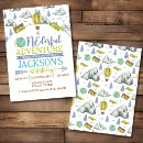 Search for explorer birthday invitations Boy