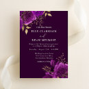 Search for purple and gold invitations Elegant