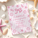 Search for seashell birthday invitations Seashells birthday party