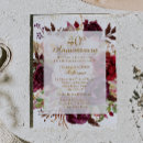 Search for 40th anniversary invitations Elegant