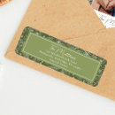 Search for family return address labels Floral