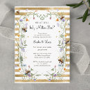 Search for bee gender reveal invitations Elegant