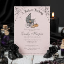 Search for gothic baby shower invitations Pink