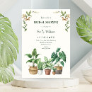 Search for plant bridal shower invitations Floral