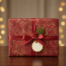 Search for damask wrapping paper Gold