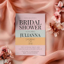 Search for mint bridal shower invitations Orange