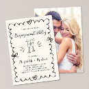Search for photo engagement party invitations Trendy