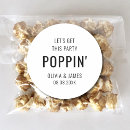 Search for popcorn wedding stickers Our love is poppin