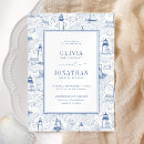 Search for nantucket wedding invitations Blue