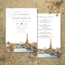 Search for paris wedding invitations Eiffel tower