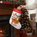 Search for sloth christmas stockings Cute