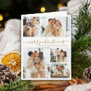 Search for white gold christmas cards Merry