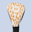 Search for cats golf head covers Monogram initial