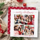 Search for snowflake photo cards Red