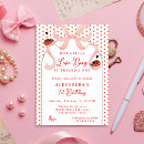 Search for ladybug 1st birthday invitations Girl