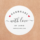 Search for knitting labels Made with love