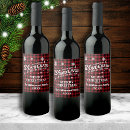 Search for buffalo plaid wine labels Holiday party