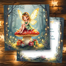 Search for fairy christmas cards Enchanted forest