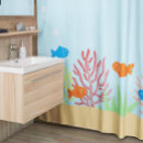 Search for coral reef shower curtains Aqua blue