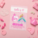 Search for princess 5th birthday invitations Pink