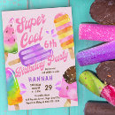 Search for super girl invitations Colorful