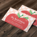 Search for apple business cards Cute