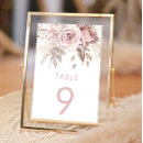 Search for dusty rose table cards Blush
